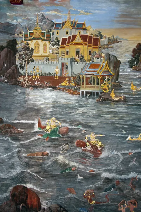 Framed Print : The Ramayana is a story as old as time and - at least in the Indian subcontinent