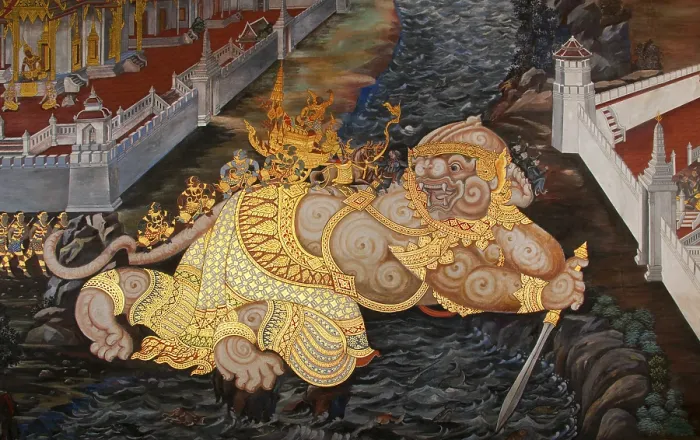 Framed Print : The Ramayana is a story as old as time and - at least in the Indian subcontinent