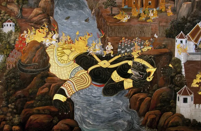 Framed Print : The Ramayana is a story as old as time and - at least in the Indian subcontinent