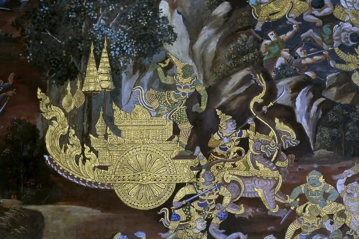 Framed Print : The Ramayana is a story as old as time and - at least in the Indian subcontinent