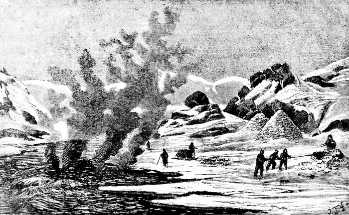 Framed Print : The rapids of the large fish river in Siberia