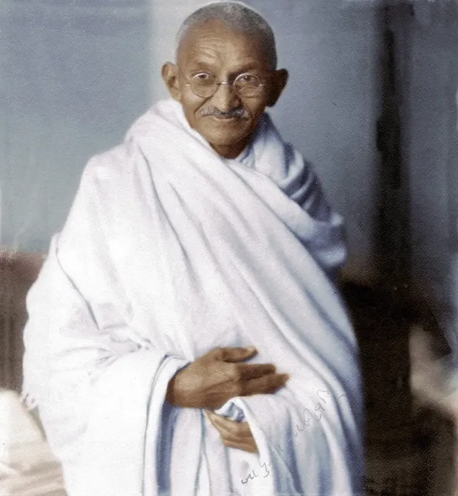 Framed Print : Rare studio photograph of Mahatma Gandhi taken in London, 1931