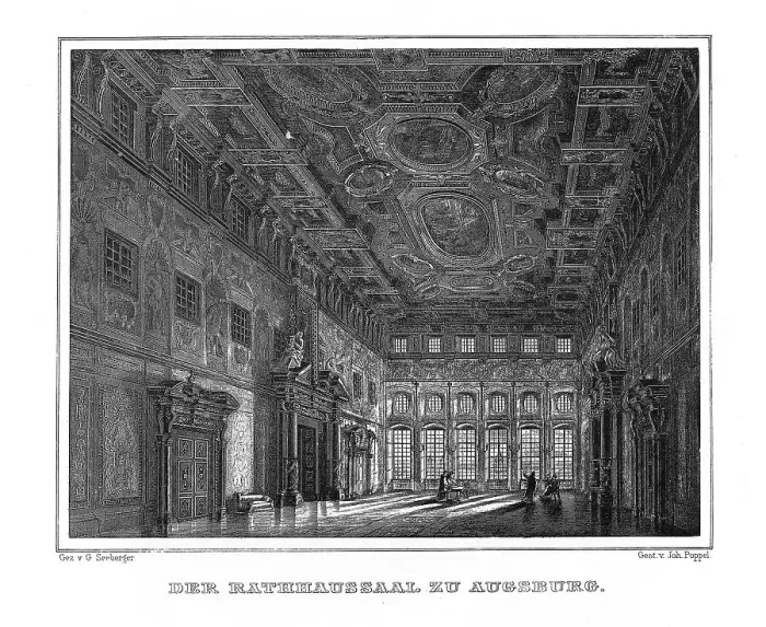 Framed Print : Rathaussaal, Golden Hall, Rathaus