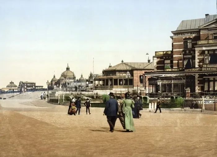 Framed Print : Rauch Hotel, Scheveningen, Holland, c