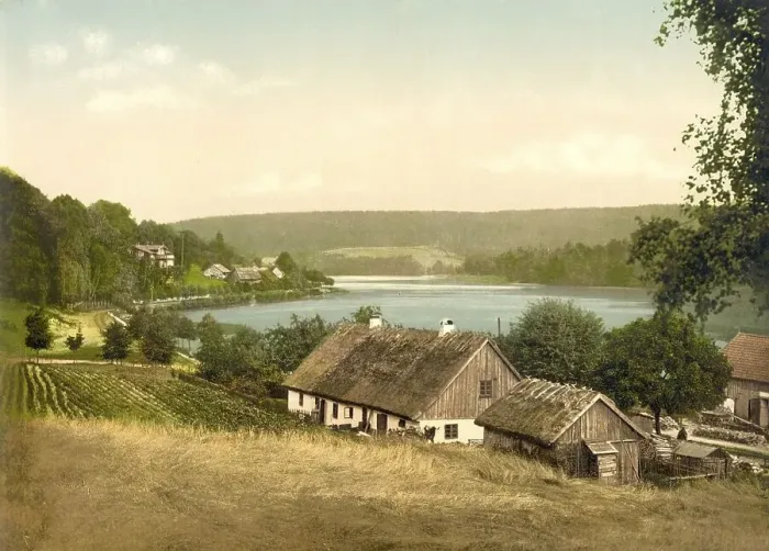 Framed Print : Rauschen near Koenigsberg in East Prussia