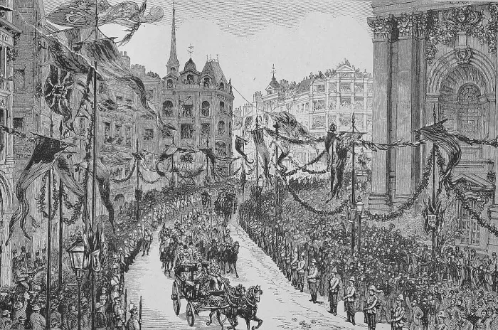 Framed Print : Reception of Emperor Wilhelm II in the City of London Framed Print : Reception of Emperor Wilhelm II in the City of London