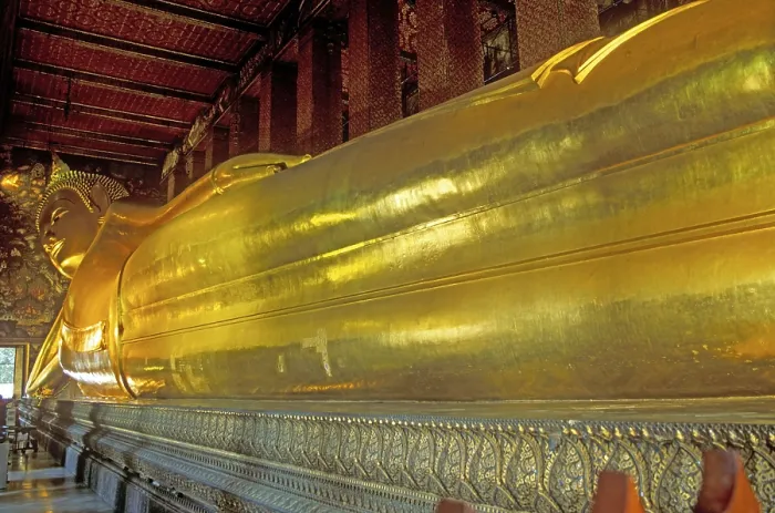 Framed Print : Reclining Buddha in Wat Pho, Bangkok