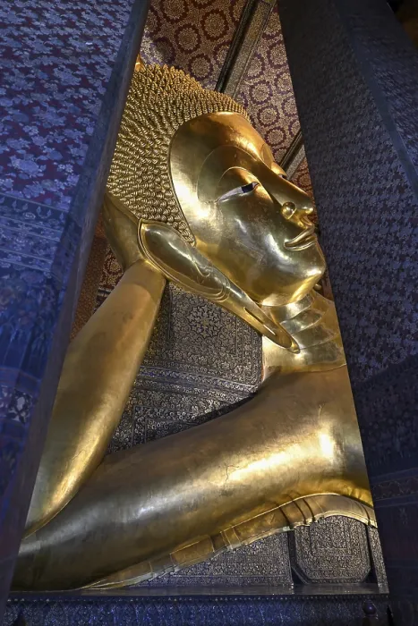 Framed Print : Reclining Buddha in Wat Pho, Temple of the Reclining Buddha