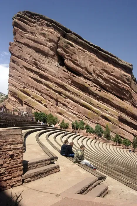 Framed Print : Red rock Park & Amphitheatre built in 1941