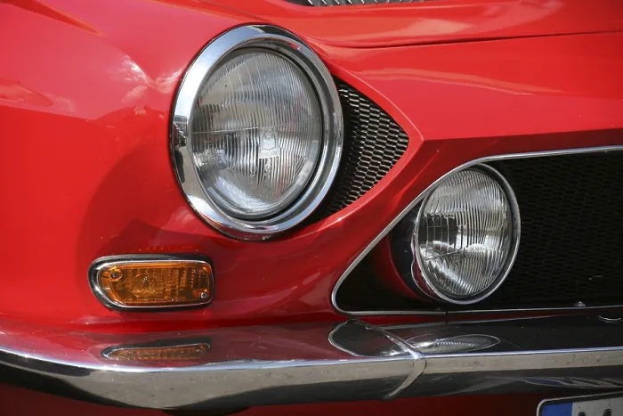 Framed Print : Red Simca