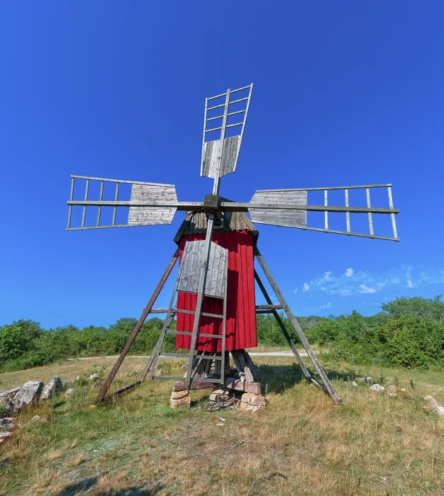 Framed Print : Red windmill, Kristinelund, Oland Framed Print : Red windmill, Kristinelund, Oland