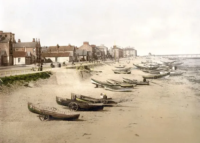 Framed Print : Redcar, die Esplanade, Yorkshire