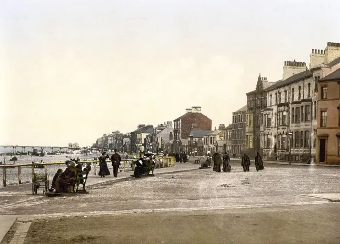 Framed Print : Redcar, die Esplanade, Yorkshire Framed Print : Redcar, die Esplanade, Yorkshire