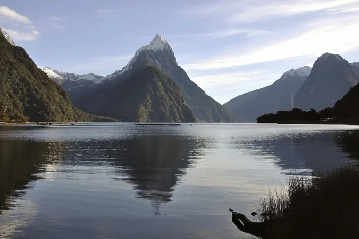 Framed Print : Reflection of Mitre Peak, Milford Sound Framed Print : Reflection of Mitre Peak, Milford Sound