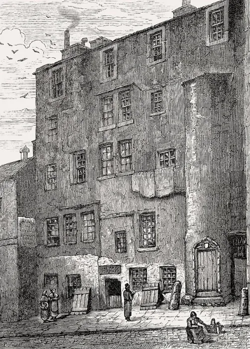 Framed Print : Regent Morton's Mansion house in Blackfriars Street