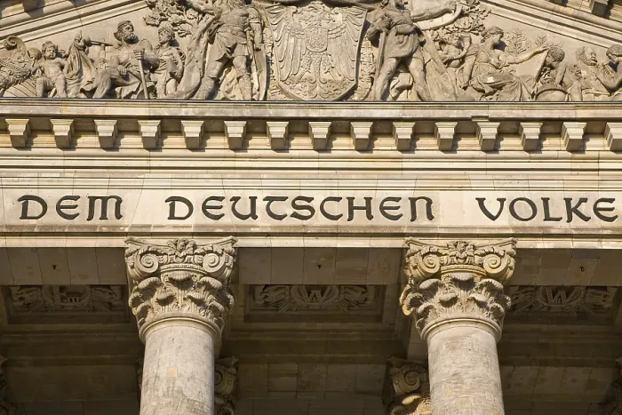 Framed Print : Detail of the Reichstag, Berlin, Germany Framed Print : Detail of the Reichstag, Berlin, Germany