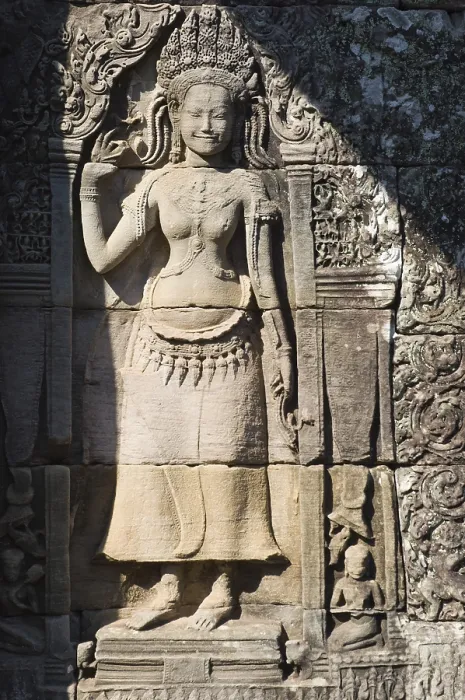 Framed Print : Relief of Apsara dancer, Bayon Temple Framed Print : Relief of Apsara dancer, Bayon Temple