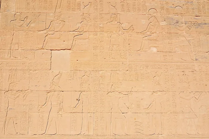 Framed Print : Relief, Temple of Philae, Aswan, Egypt Framed Print : Relief, Temple of Philae, Aswan, Egypt