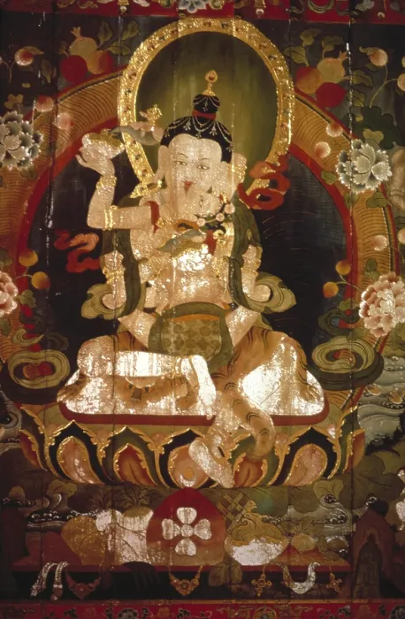 Framed Print : Religious painting in monastery