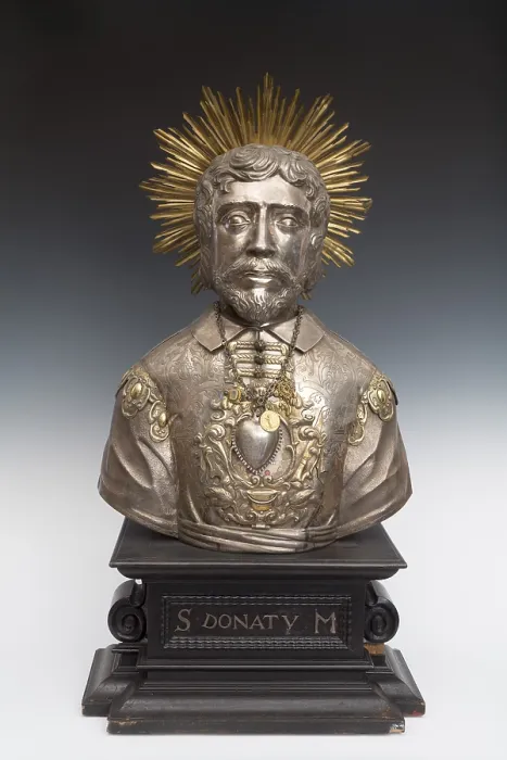 Framed Print : Reliquary bust of St Donatus Framed Print : Reliquary bust of St Donatus