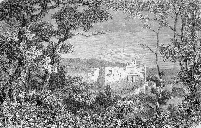 Framed Print : The remains of Liechtenstein Castle