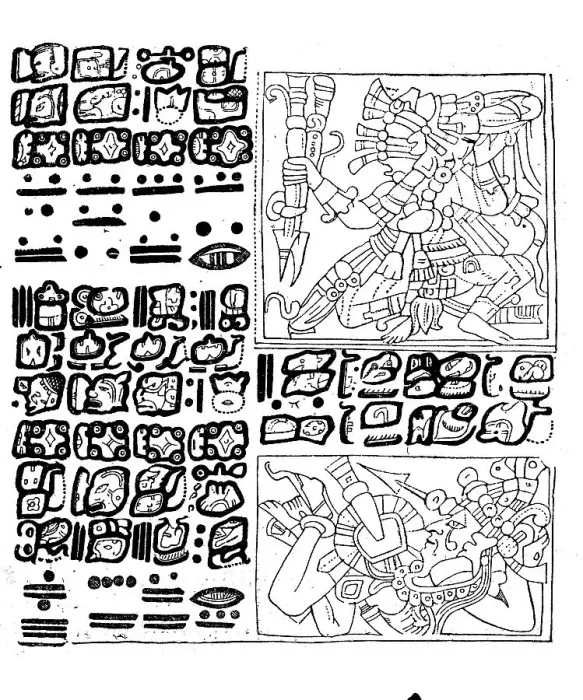 Framed Print : Remains of a Mexican manuscript from prehistoric times