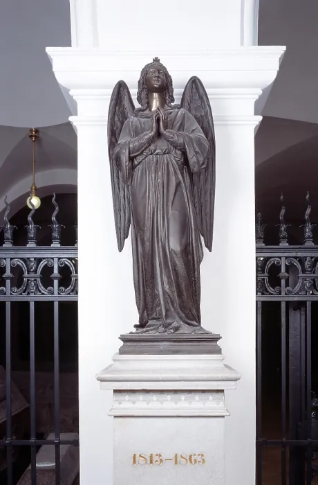 Framed Print : Remembrance angel from the school Rauch