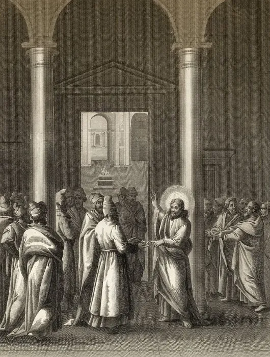 Framed Print : Render unto Caesar, the Tribute Money