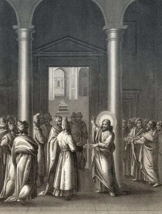 Framed Print : Render unto Caesar, the Tribute Money