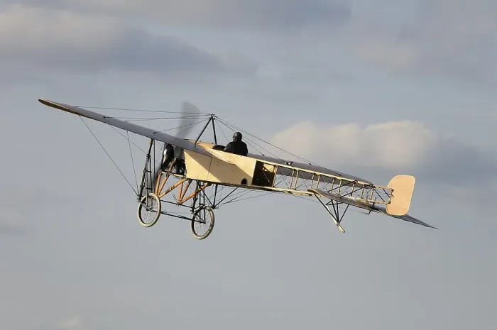 Framed Print : Replica of the legendary Bleriot XI La Manche