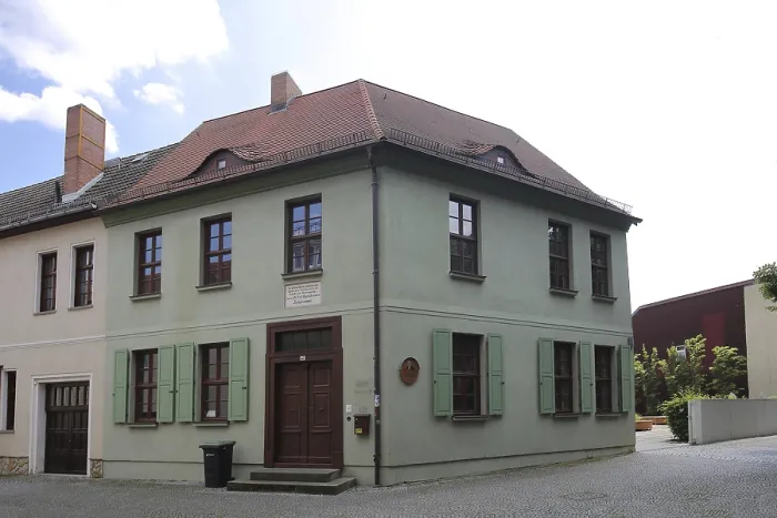 Framed Print : Residence of Samuel Hahnemann, founder of homeopathy