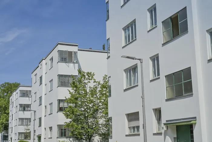Framed Print : Residential building, Friedrich-Ebert-Siedlung