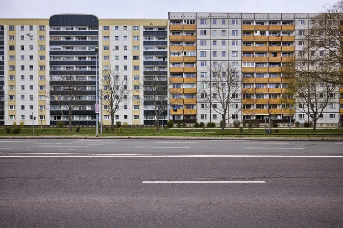 Framed Print : Residential building, high-rise buildings