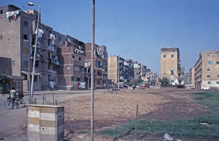 Framed Print : Residential buildings, Cairo, Egypt