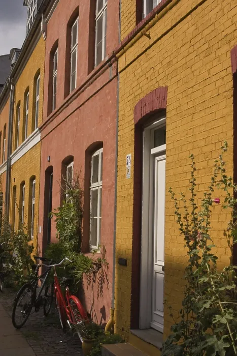 Framed Print : Residential buildings, Copenhagen, Denmark