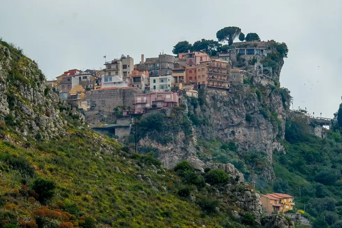 Framed Print : Residential houses on the mountainside Framed Print : Residential houses on the mountainside