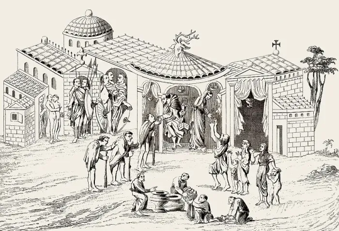 Framed Print : Residenz eines saechsischen Adligen