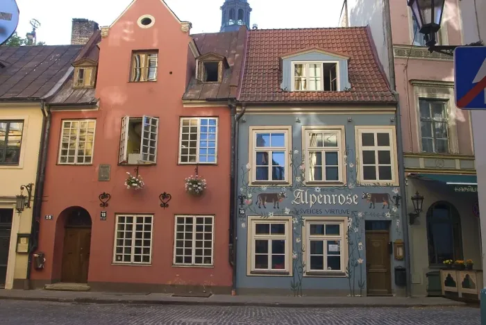 Framed Print : Restaurant Alpenrose, Riga, Latvia, Europe