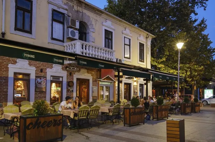 Framed Print : Restaurant in Hercegovacka Street