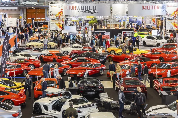Framed Print : Retro Classics car show opens in Stuttgart Framed Print : Retro Classics car show opens in Stuttgart