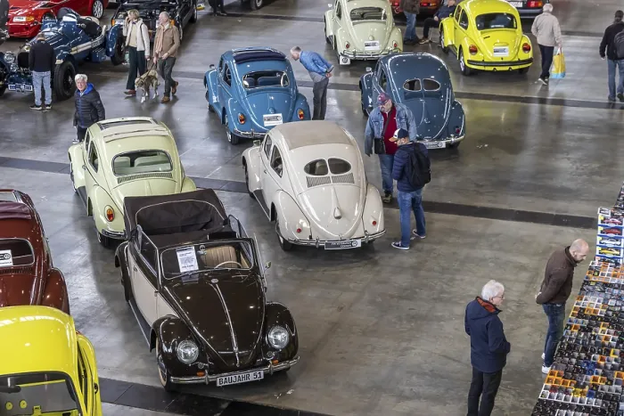 Framed Print : Retro Classics Stuttgart opens its doors Framed Print : Retro Classics Stuttgart opens its doors