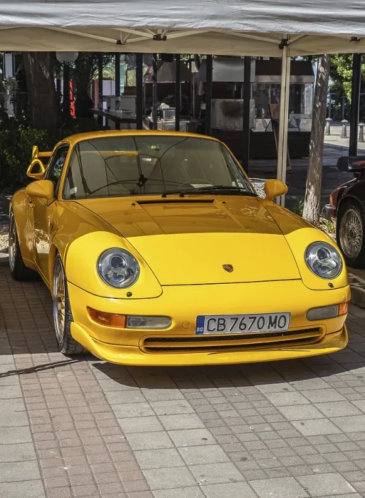 Framed Print : Retro Porsche 911 on Classic cars event in Pomorie