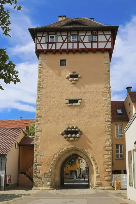 Framed Print : Reutlingen garden gate, first mentioned as the New Tor tor in 1392 Framed Print : Reutlingen garden gate, first mentioned as the New Tor tor in 1392