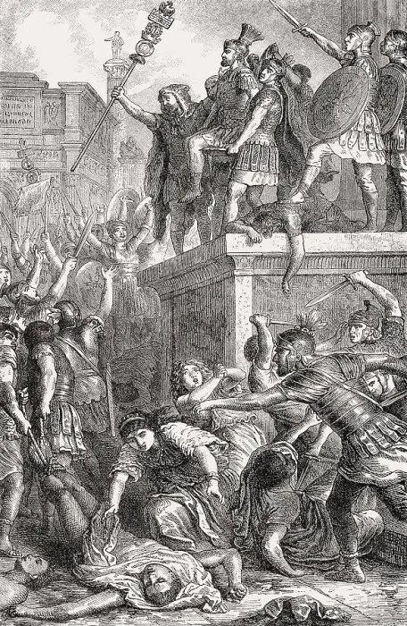 Framed Print : Revolt against the Gordian emperors