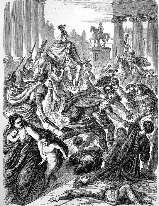 Framed Print : Revolt of the Praetorian Guard