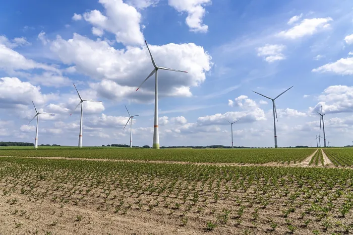 Framed Print : Rheurdt wind farm, south of Ismus Framed Print : Rheurdt wind farm, south of Ismus
