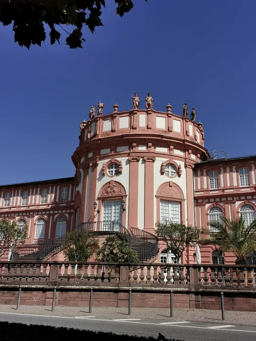 Framed Print : Rhine side of Biebrich Palace, former residence of the Princes of Nassau-Usingen in Wiesbaden-Biebrich