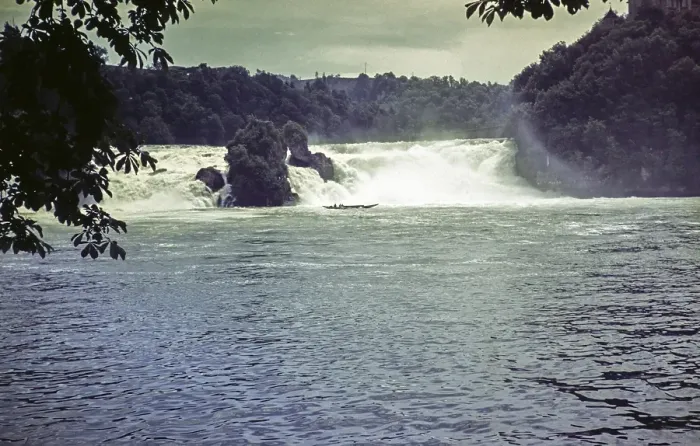 Framed Print : Rhine Falls or Rheinfalls waterfall, Neuhausen am Rheinfall, Canton Schaffhausen, Switzerland, Europe, 1960, Europe Framed Print : Rhine Falls or Rheinfalls waterfall, Neuhausen am Rheinfall, Canton Schaffhausen, Switzerland, Europe, 1960, Europe