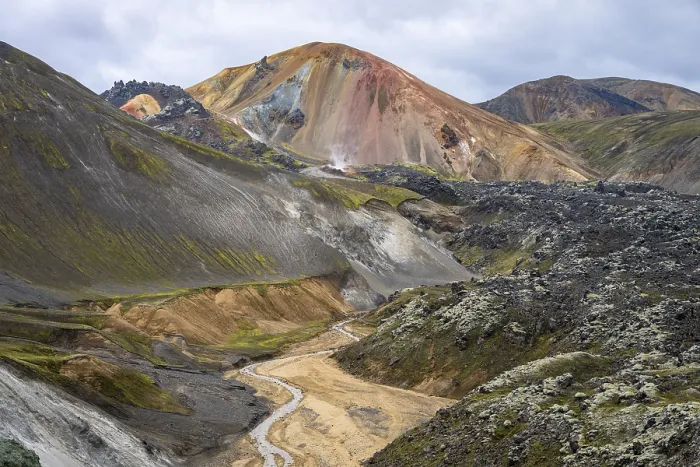 Framed Print : Rhyolite mountains in Landmannalaugar Framed Print : Rhyolite mountains in Landmannalaugar