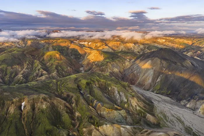 Framed Print : Rhyolite mountains in Landmannalaugar